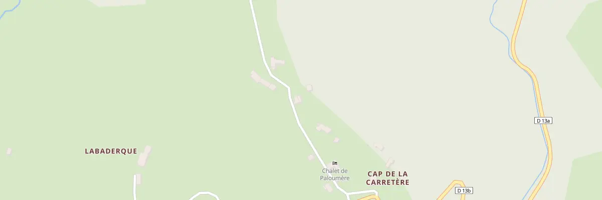 Plan du 38 Hameau de Labaderque à Herran