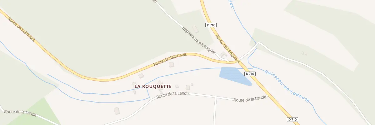 Plan du 59 Rte de Saint-Avit au Bugue