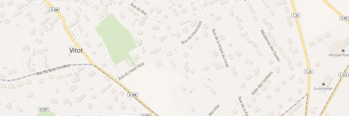 Plan du 9 Rue du Haut Vitot à Vitot