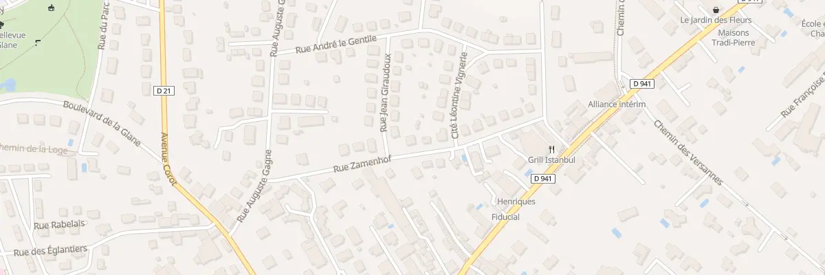 Plan du 9 Rue Zamenhof à Saint-Junien