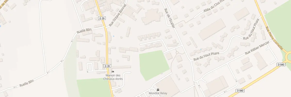 Plan du 7 All Edouard Merite au Neubourg
