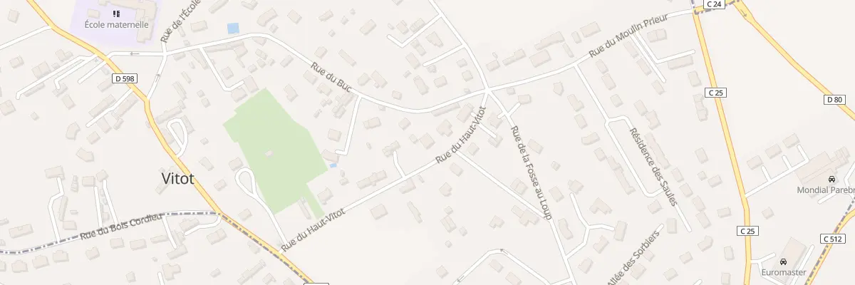 Plan du 16 Rue du Haut Vitot à Vitot