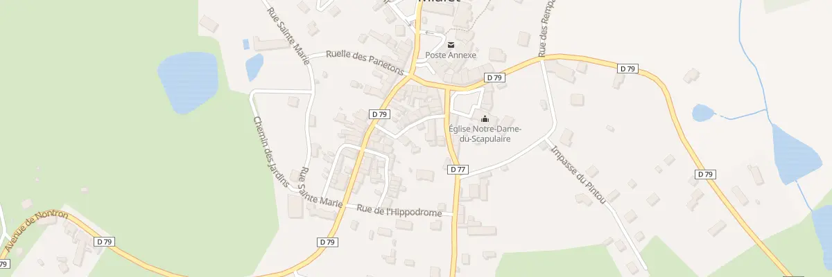 Plan du 111 Le Bourg à Mialet