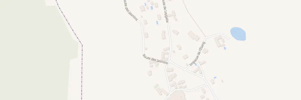 Plan du 60 Rte des Jasmins à Bassillac et Auberoche