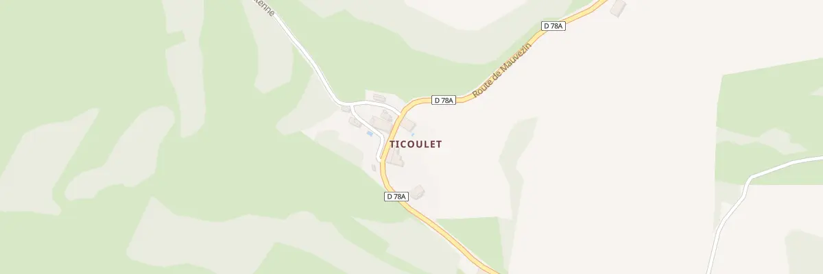 Plan du 8 Ticoulet à Castelgaillard