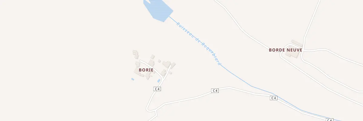 Plan du 1064 Che de Borie à Gasques