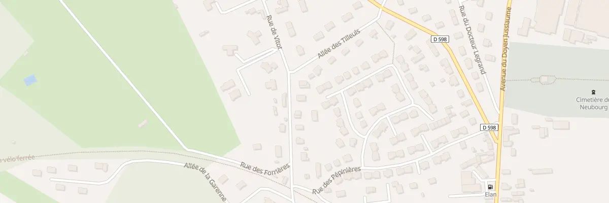 Plan du 30 Rue de Vitot au Neubourg