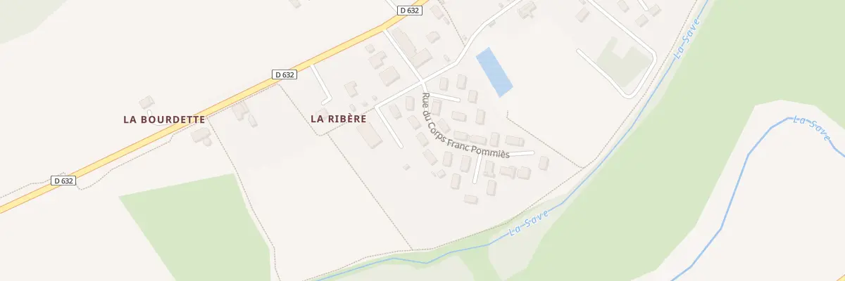 Plan du 6 Av du Corps Franc Pommiès à Lombez