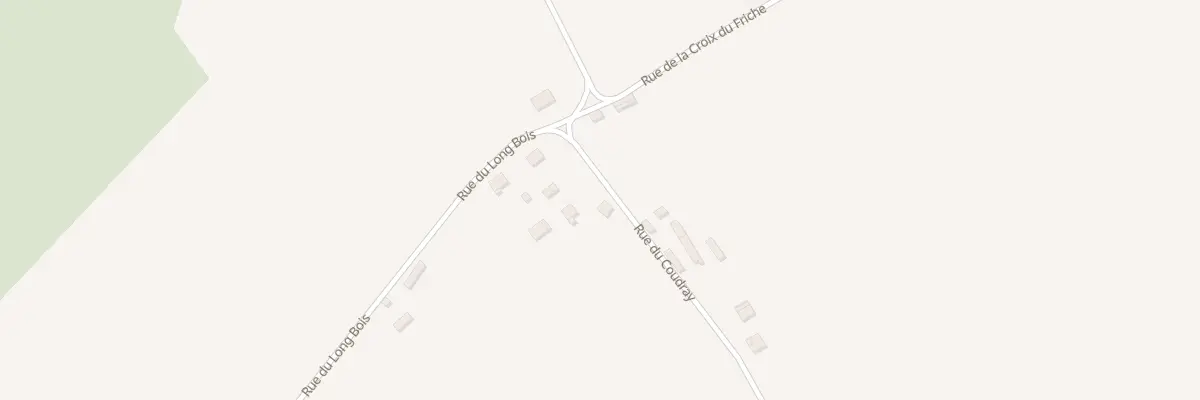 Plan du 1T Rue du Coudray à Beaubray