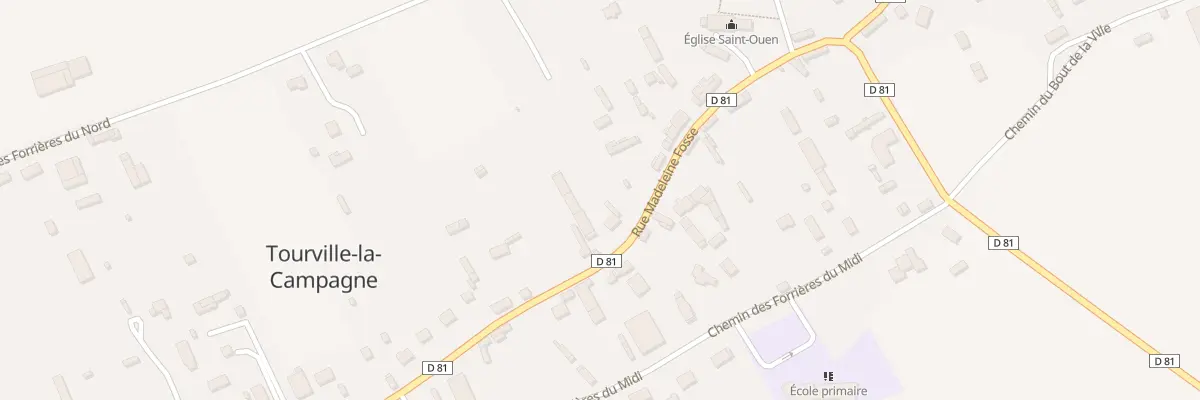 Plan du 42 Rue Madeleine Fosse à Tourville-la-Campagne