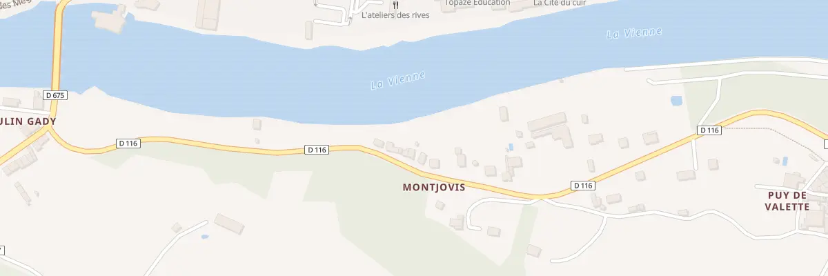 Plan du 13 Rte Saint Martin de Jussac à Saint-Junien