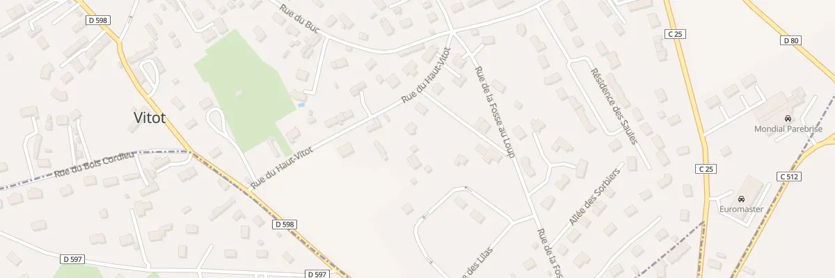 Plan du 11 Rue du Haut Vitot à Vitot