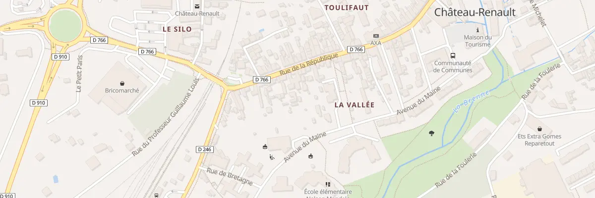 Plan du 159 Rue de la République à Château-Renault