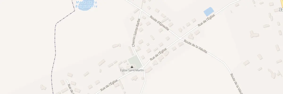 Plan du 22 Rue de l’Eglise au Tremblay-Omonville