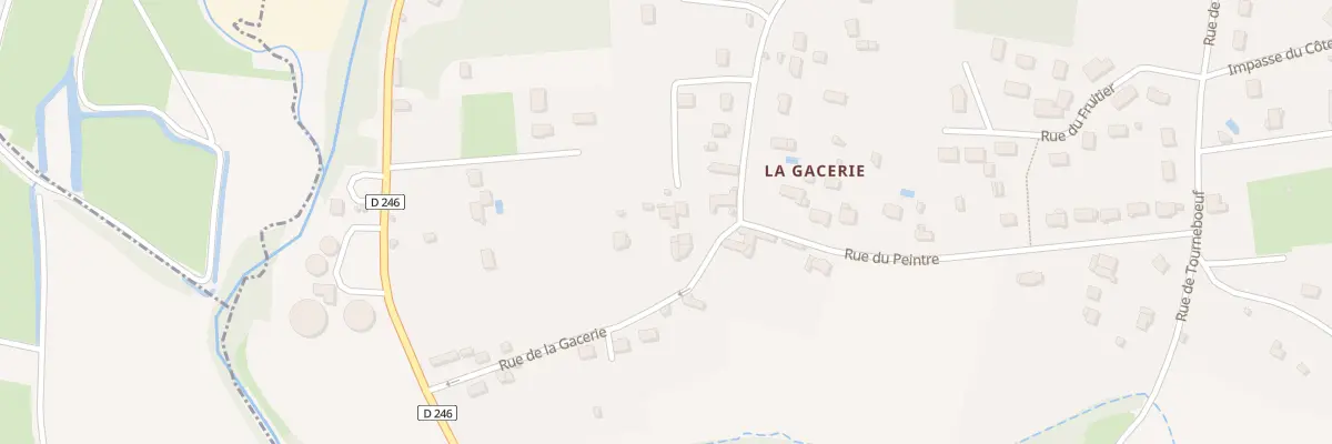 Plan du 29 Rue de la Gacerie à Auzouer-en-Touraine