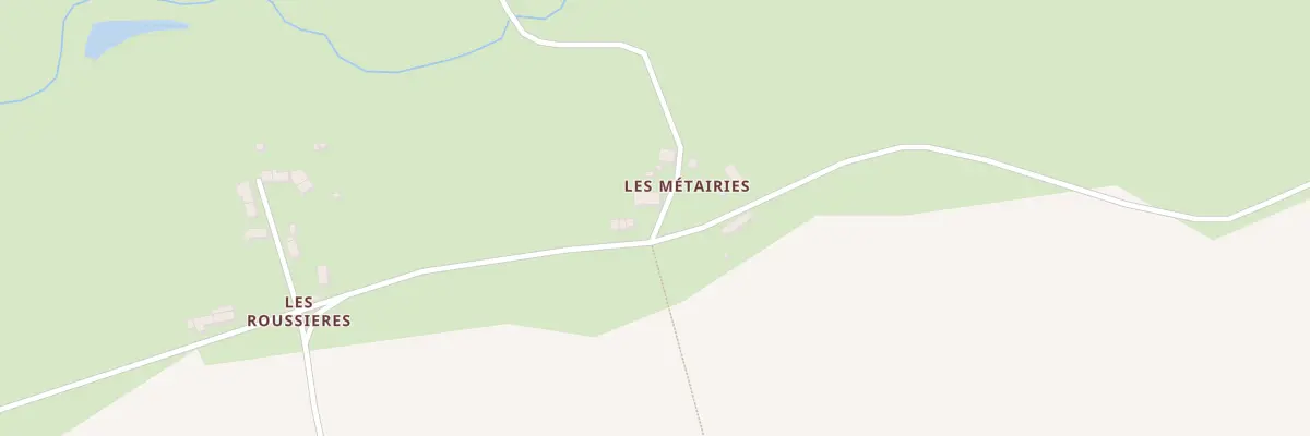 Plan du 1 La Grande Metairie - Oigny à Couëtron-au-Perche