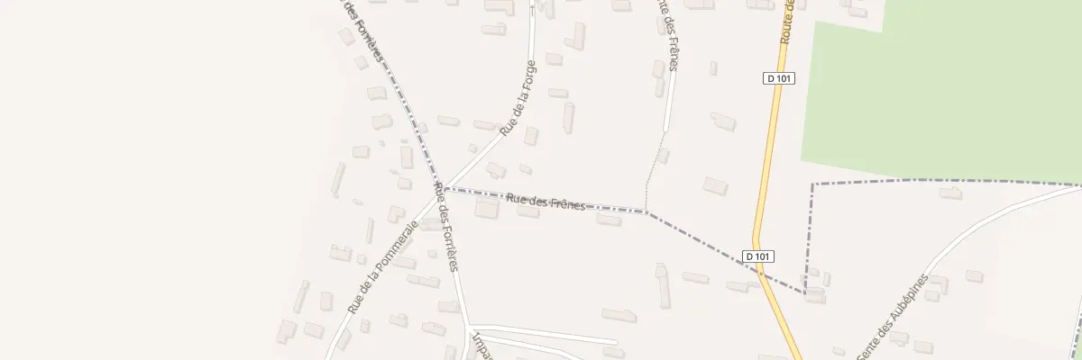 Plan du 2T Sen des Frenes à Saint-Pierre-le-Vieux
