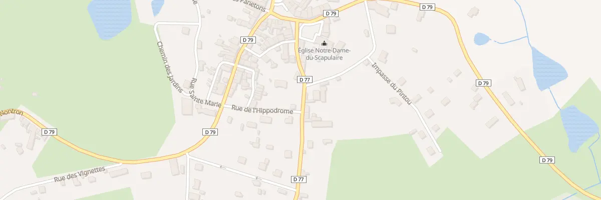 Plan du 2 Rue de l’Hippodrome à Mialet
