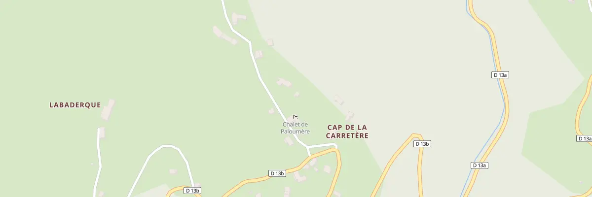 Plan du 40 Hameau de Labaderque à Herran
