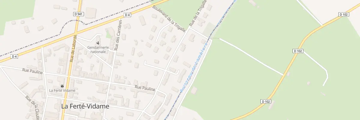 Plan du 14 Rue de la Trigalle à La Ferté-Vidame