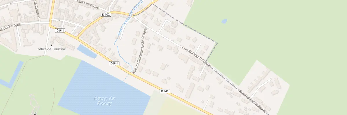Plan du 14 Rue Roland Thibault à La Ferté-Vidame