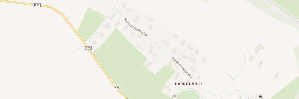 Plan du 308 Rte d’Hardouville à Mesnil-Panneville