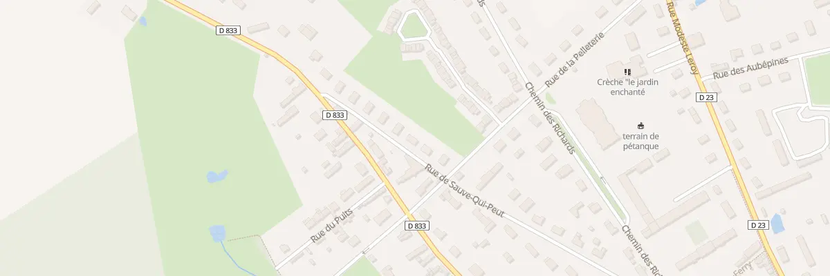 Plan du 368 Rue de Sauve Qui Peut à Breteuil