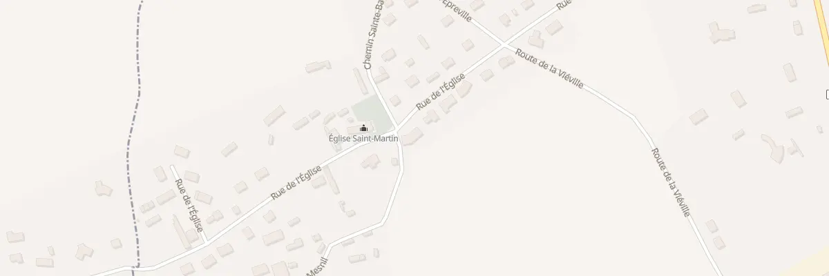 Plan du 94 Rue de l’Eglise au Tremblay-Omonville