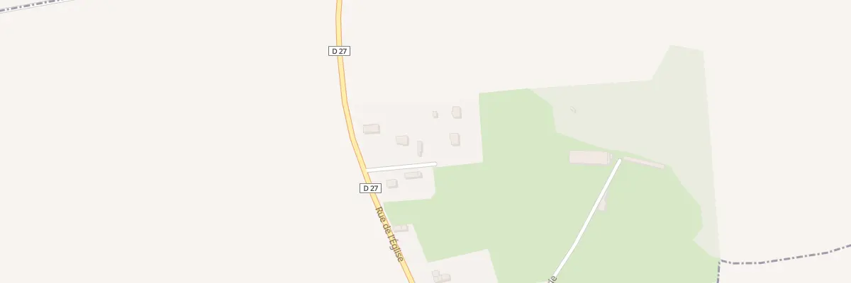 Plan du 2B Rue de l’Eglise à Vénestanville