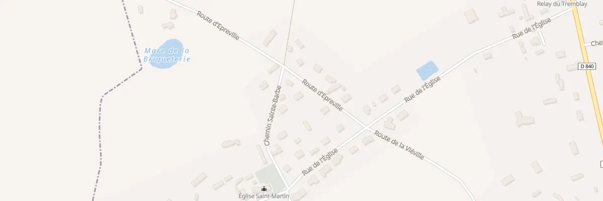 Plan du 3 Rte d’Epreville au Tremblay-Omonville