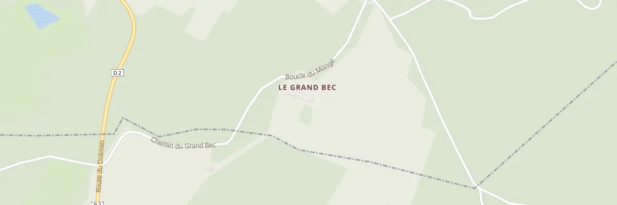 Plan du 1 Le Grand Bec à Saint-Romain-de-Monpazier
