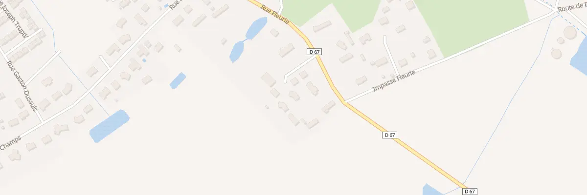 Plan du 686 Rue Fleurie à Yerville