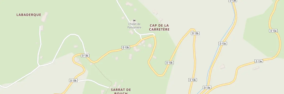 Plan du 48 Hameau de Labaderque à Herran