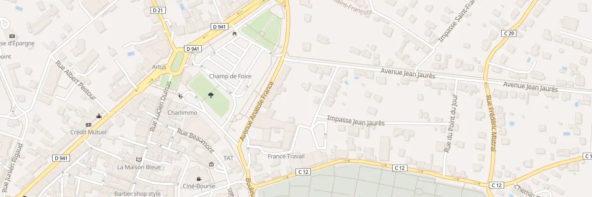 Plan du 10 Av Anatole France à Saint-Junien