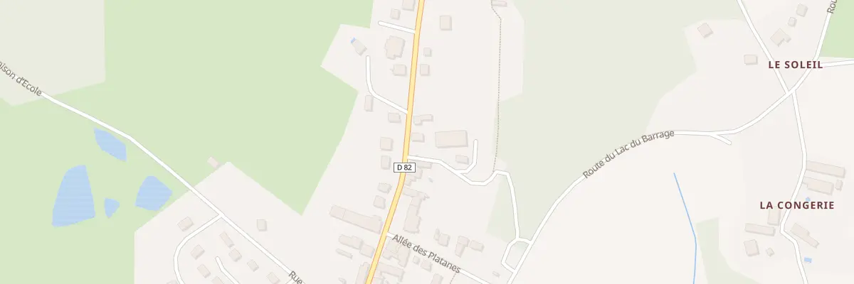 Plan du 22 Av de Limoges à Mialet