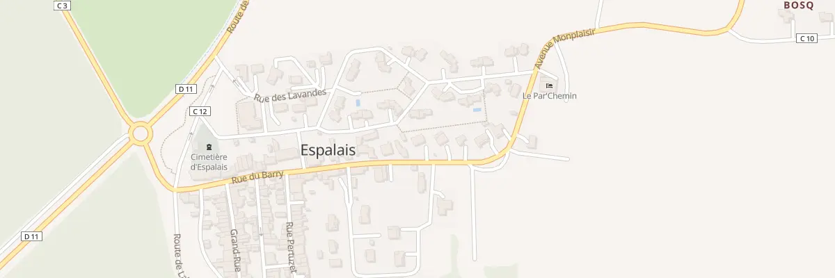 Plan du 39 Av Monplaisir à Espalais