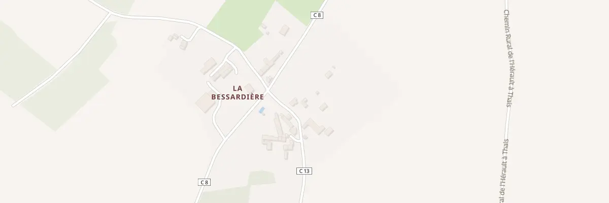Plan du 14 La Bessardiere à Néons-sur-Creuse