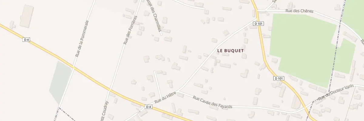 Plan du 3 Rue du Hetre à La Gaillarde