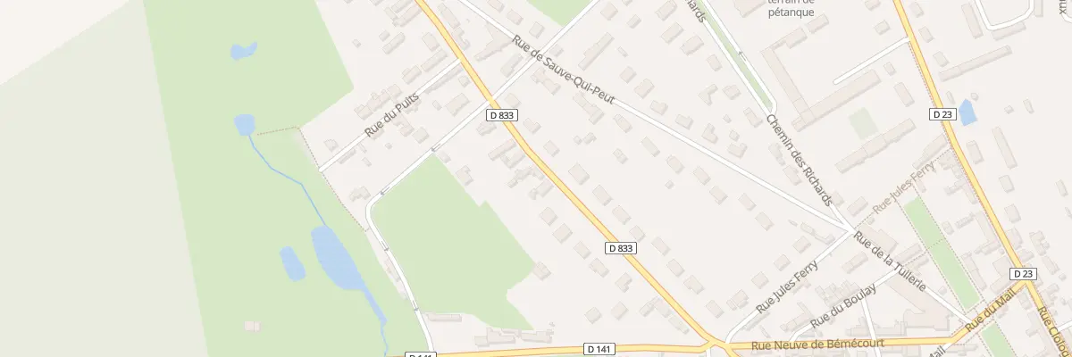 Plan du 217 Rue Théodore Pierre à Breteuil