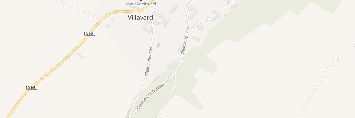 Plan du 125 Le Bourg à Villavard