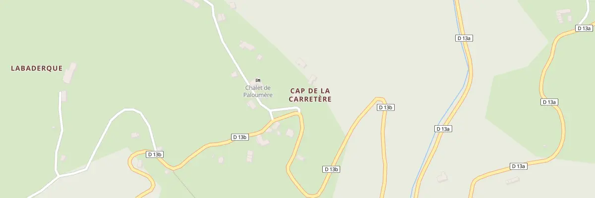 Plan du 44 Hameau de Labaderque à Herran