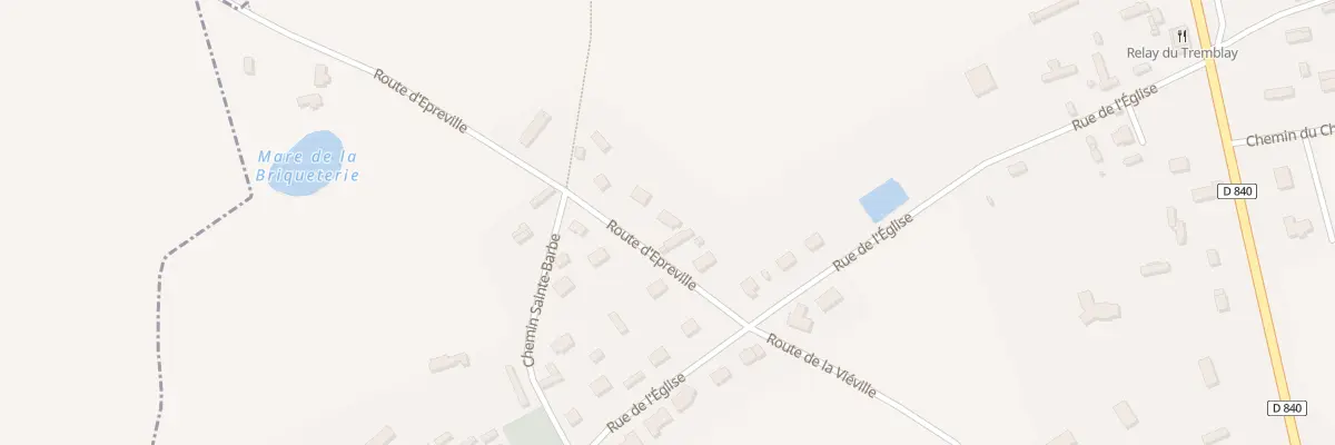 Plan du 6 Rte d’Epreville au Tremblay-Omonville