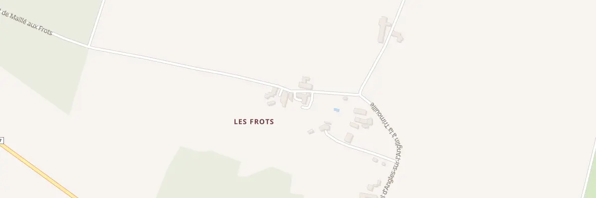Plan du 4 Les Frots à Mérigny