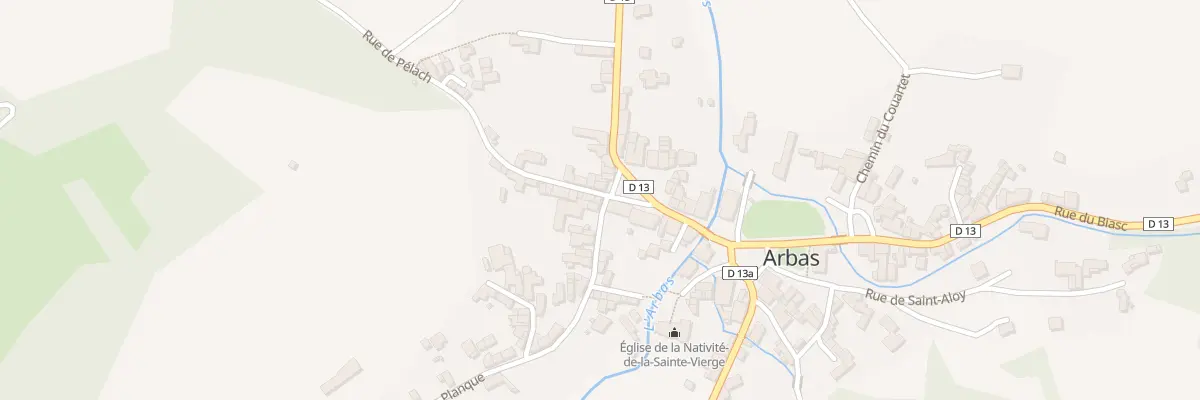 Plan du 119 Le Village à Arbas