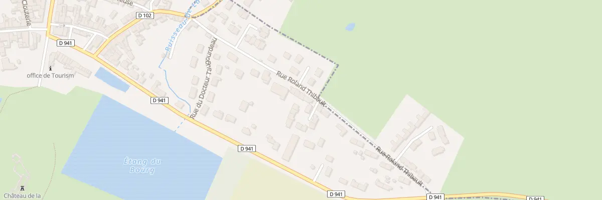 Plan du 16 Rue Roland Thibault à La Ferté-Vidame