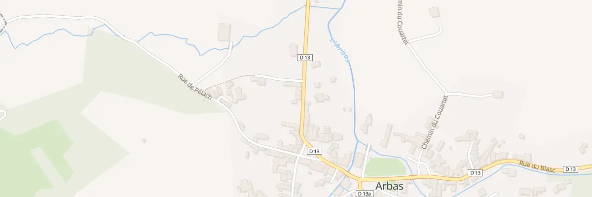 Plan du 140 Le Village à Arbas