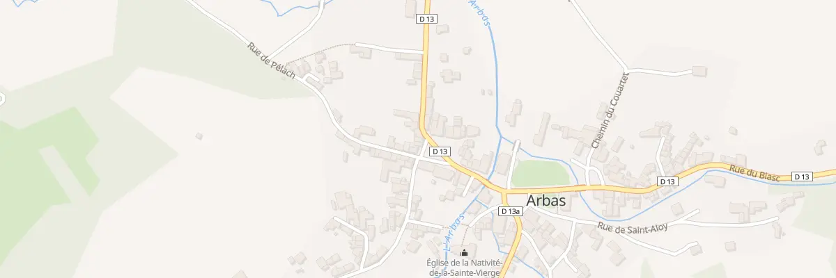Plan du 175 Le Village à Arbas