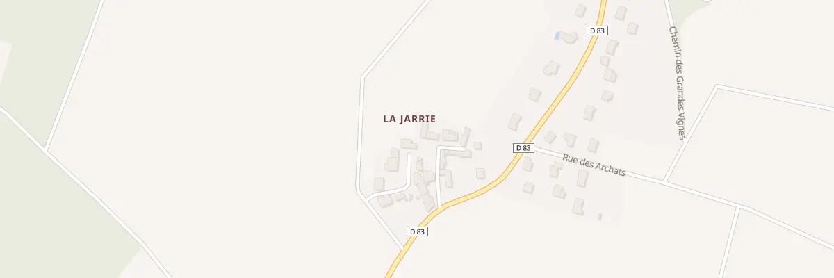 Plan du 5 Pas Ronsard à Athée-sur-Cher