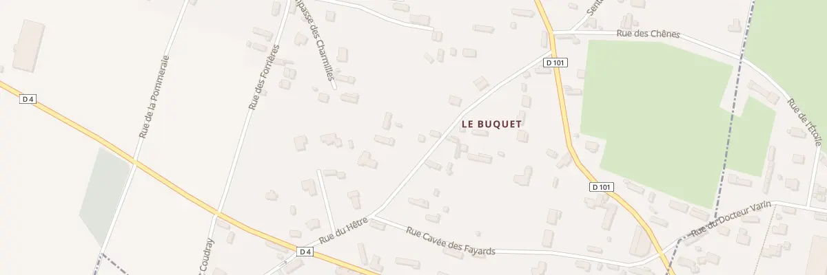 Plan du 5 Rue du Hetre à La Gaillarde