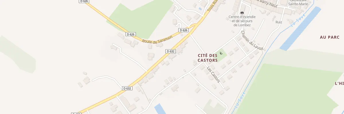 Plan du 15 Av de la Gailloue à Lombez